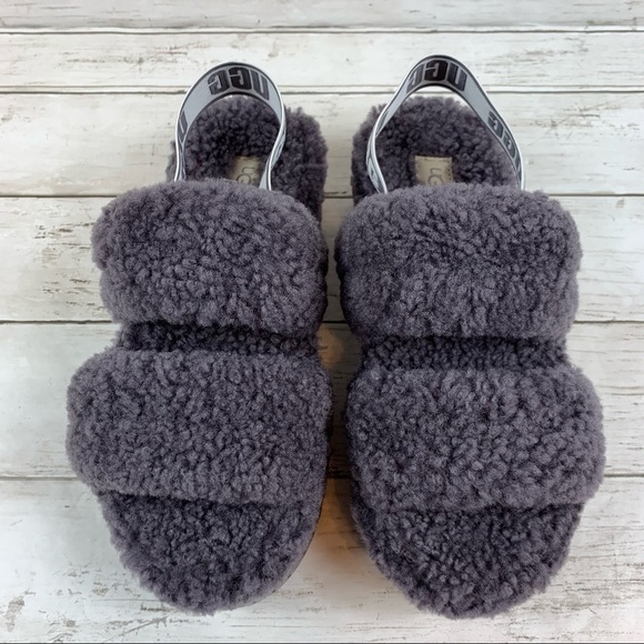 UGG Oh Flufflita Platform Sandals Slippers - Picture 13 of 14